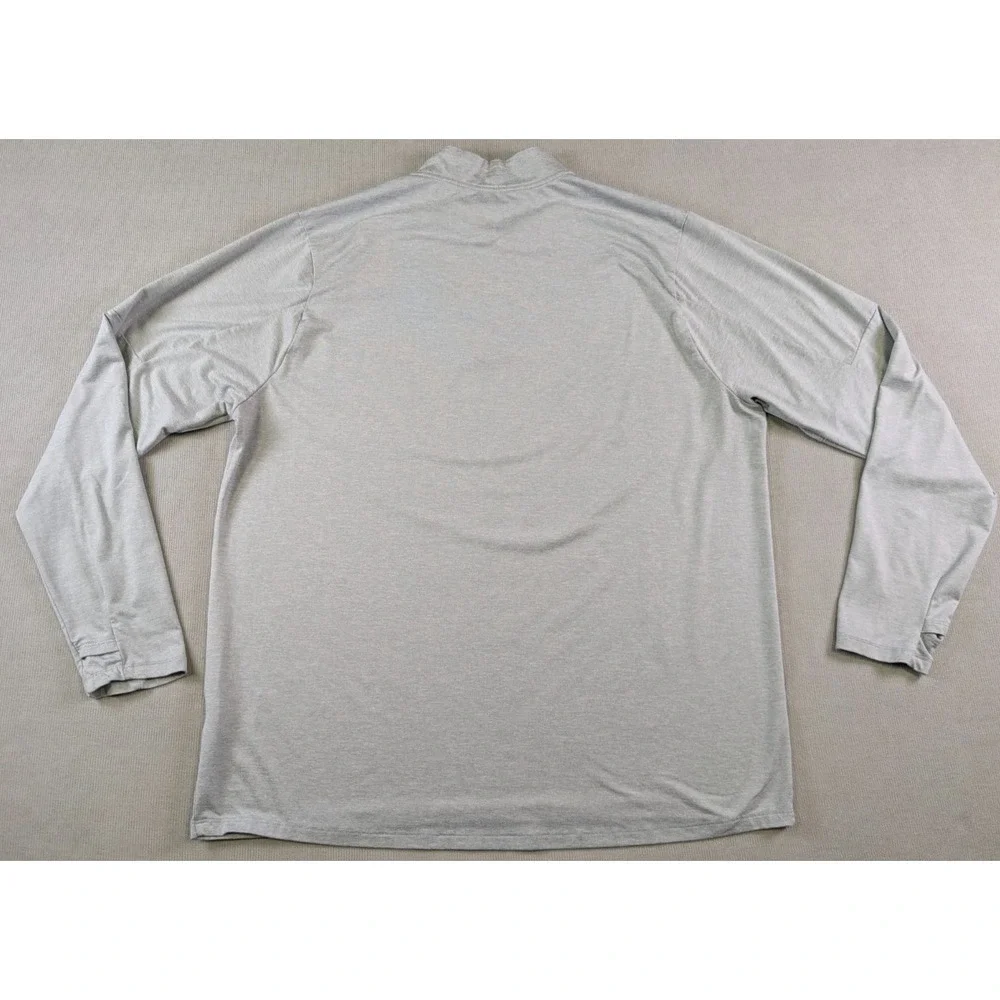 Toledo Rockets Pullover Mens XL Gray Nike Dri-Fit Training Shirt Performance Zip